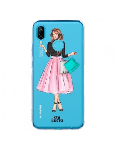 Coque Huawei P20 Lite Shopping Time Transparente - kateillustrate