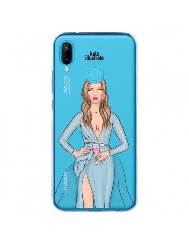 Coque Huawei P20 Lite Cheers Diner Gala Champagne Transparente - kateillustrate