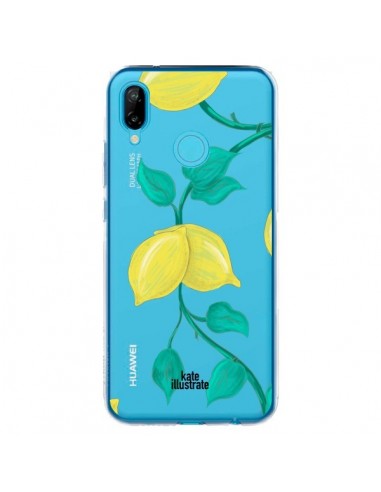 Coque Huawei P20 Lite Lemons Citrons Transparente - kateillustrate