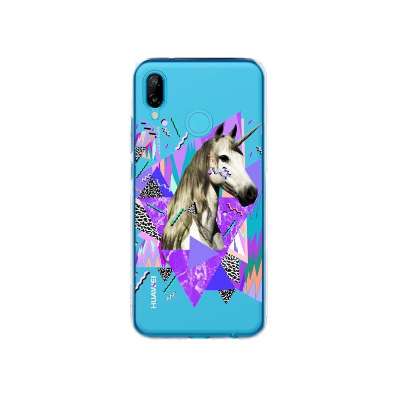 Coque Huawei P20 Lite Licorne Unicorn Azteque Transparente - Kris Tate