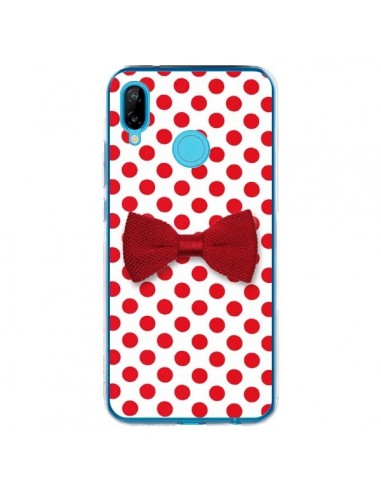 Coque Huawei P20 Lite Noeud Papillon Rouge Girly Bow Tie - Laetitia