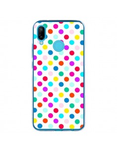 Coque Huawei P20 Lite Pois Multicolores - Laetitia
