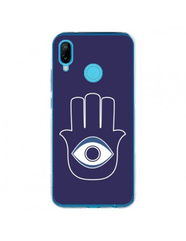 Coque Huawei P20 Lite Main de Fatma Oeil Bleu - Laetitia