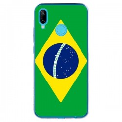 Coque Huawei P20 Lite Drapeau Brésil Brésilien - Laetitia