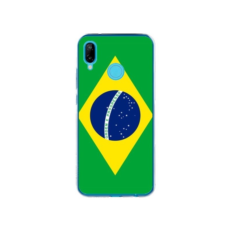 Coque Huawei P20 Lite Drapeau Brésil Brésilien - Laetitia