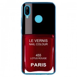 Coque Huawei P20 Lite Vernis Paris Lotus Rouge - Laetitia