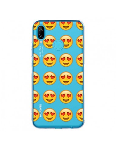 Coque Huawei P20 Lite Love Amoureux Smiley Emoticone Emoji Transparente - Laetitia