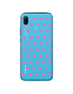 Coque Huawei P20 Lite Coeur Heart Love Amour Rose...