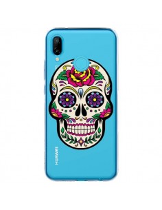 Coque Huawei P20 Lite Tête de Mort Mexicaine Fleurs...
