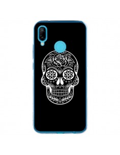 Coque Huawei P20 Lite Tête de Mort Mexicaine Blanche -...