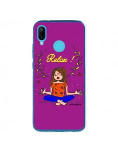 Coque Huawei P20 Lite Fille Relax Zen Yoga -...