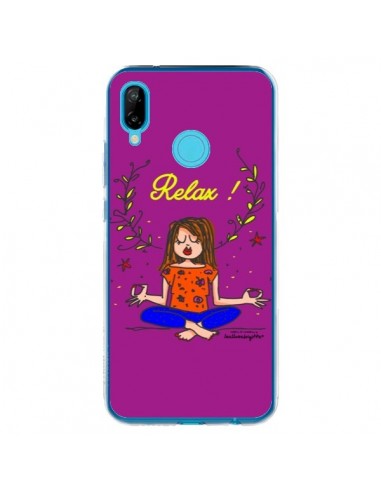 Coque Huawei P20 Lite Fille Relax Zen Yoga - Leellouebrigitte