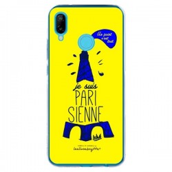 Coque Huawei P20 Lite Je suis Parisienne La Tour Eiffel...