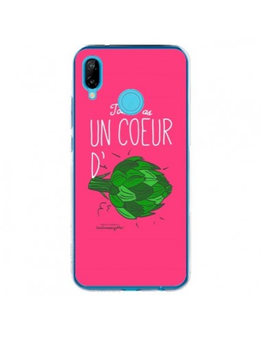 Coque Huawei P20 Lite Toi tu as un coeur d'artichaut - Leellouebrigitte