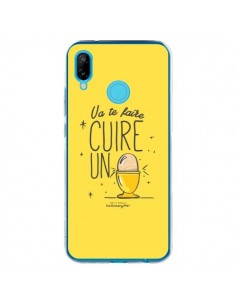 Coque Huawei P20 Lite Va te faire cuir un oeuf jaune -...