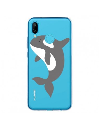 Coque Huawei P20 Lite Orque Orca Ocean Transparente - Petit Griffin