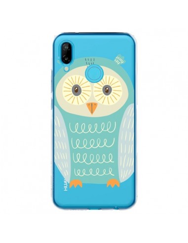 Coque Huawei P20 Lite Hibou Owl Transparente - Petit Griffin