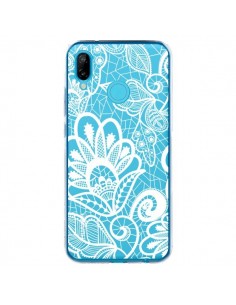 Coque Huawei P20 Lite Lace Fleur Flower Blanc...