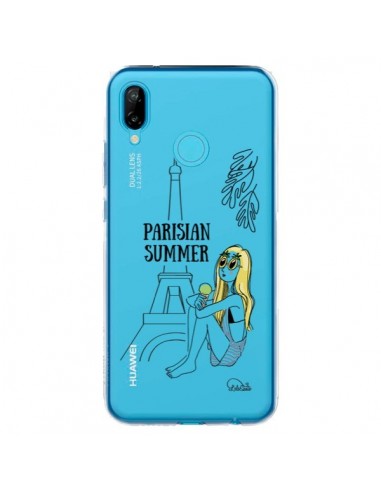 Coque Huawei P20 Lite Parisian Summer Ete Parisien Transparente - Lolo Santo