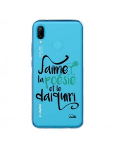 Coque Huawei P20 Lite J'aime la poésie et le daiquiri...