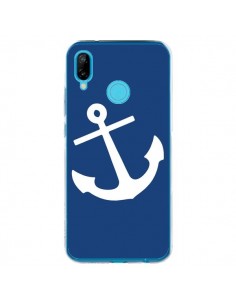 Coque Huawei P20 Lite Ancre Navire Navy Blue Anchor -...