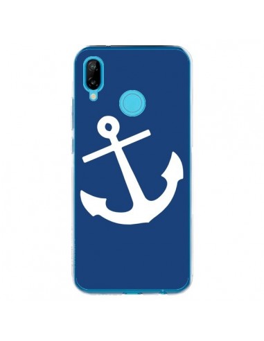 Coque Huawei P20 Lite Ancre Navire Navy Blue Anchor - Mary Nesrala