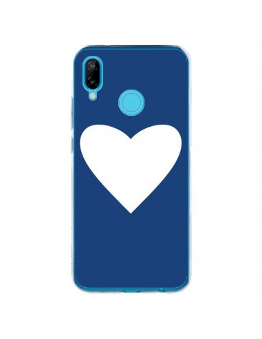Coque Huawei P20 Lite Coeur Navy Blue Heart - Mary Nesrala