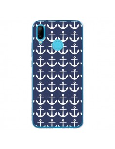 Coque Huawei P20 Lite Ancre Marin Bleu Anchors Navy -...