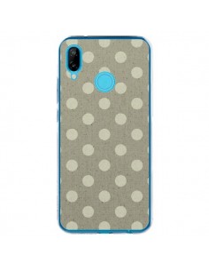 Coque Huawei P20 Lite Pois Polka Camel - Mary Nesrala