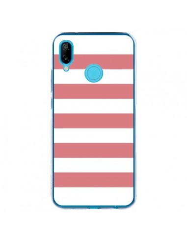 Coque Huawei P20 Lite Bandes Corail - Mary Nesrala