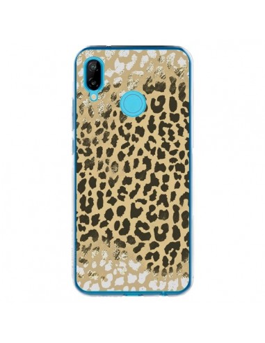 Coque Huawei P20 Lite Leopard Golden Or Doré - Mary Nesrala