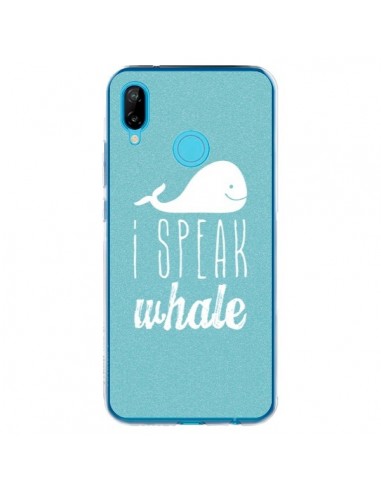 Coque Huawei P20 Lite I Speak Whale Baleine - Mary Nesrala