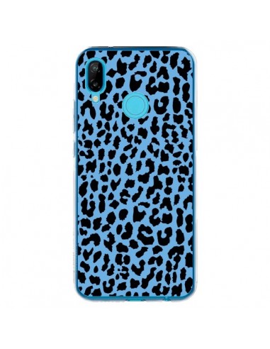 Coque Huawei P20 Lite Leopard Bleu Neon - Mary Nesrala