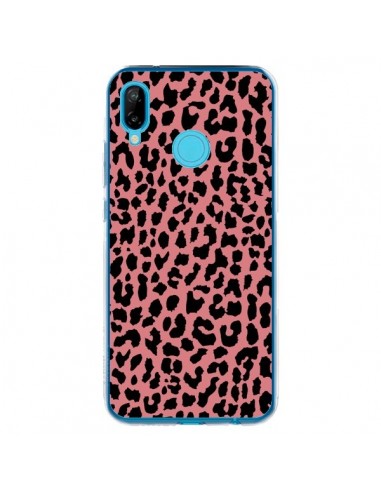 Coque Huawei P20 Lite Leopard Corail Neon - Mary Nesrala