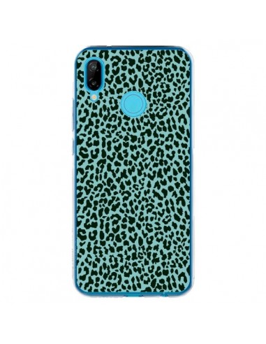 Coque Huawei P20 Lite Leopard Turquoise Neon - Mary Nesrala