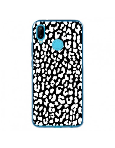 Coque Huawei P20 Lite Leopard Noir et Blanc - Mary Nesrala