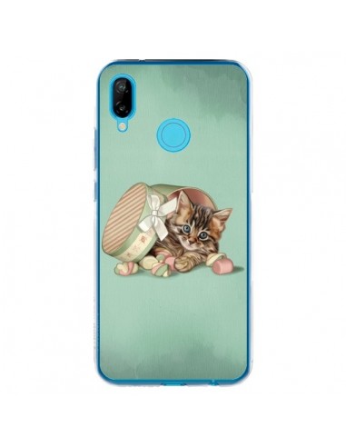 Coque Huawei P20 Lite Chaton Chat Kitten Boite Bonbon Candy - Maryline Cazenave