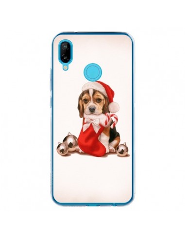 Coque Huawei P20 Lite Chien Dog Pere Noel Christmas - Maryline Cazenave