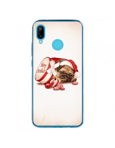 Coque Huawei P20 Lite Chien Dog Pere Noel Christmas Boite - Maryline Cazenave