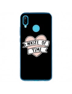 Coque Huawei P20 Lite Waste of Time Coeur - Maryline...