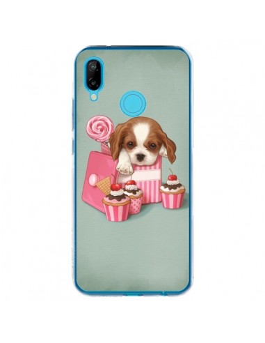 Coque Huawei P20 Lite Chien Dog Cupcake Gateau Boite - Maryline Cazenave