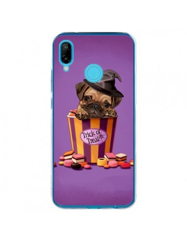 Coque Huawei P20 Lite Chien Dog Halloween Sorciere Bonbon - Maryline Cazenave