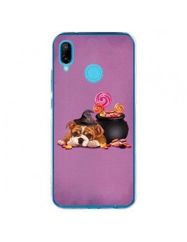 Coque Huawei P20 Lite Chien Dog Halloween Sorciere Chaudron Bonbon - Maryline Cazenave