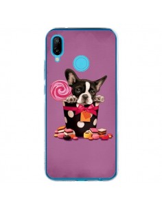 Coque Huawei P20 Lite Chien Dog Boite Noeud Papillon Pois...