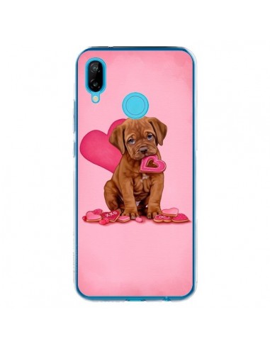 Coque Huawei P20 Lite Chien Dog Gateau Coeur Love - Maryline Cazenave