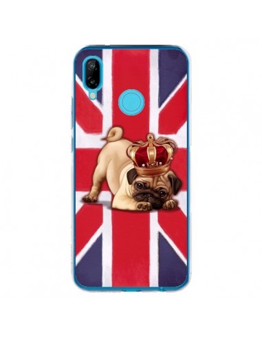 Coque Huawei P20 Lite Chien Dog Anglais UK British Queen King Roi Reine - Maryline Cazenave