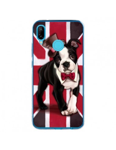 Coque Huawei P20 Lite Chien Dog Anglais UK British Gentleman - Maryline Cazenave