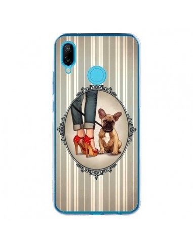 Coque Huawei P20 Lite Lady Jambes Chien Dog - Maryline Cazenave