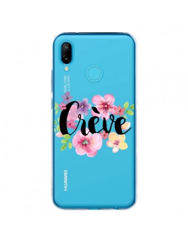 Coque Huawei P20 Lite Crève Fleurs Transparente - Maryline Cazenave