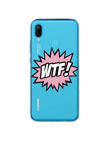 Coque Huawei P20 Lite WTF What The Fuck Transparente - Maryline Cazenave